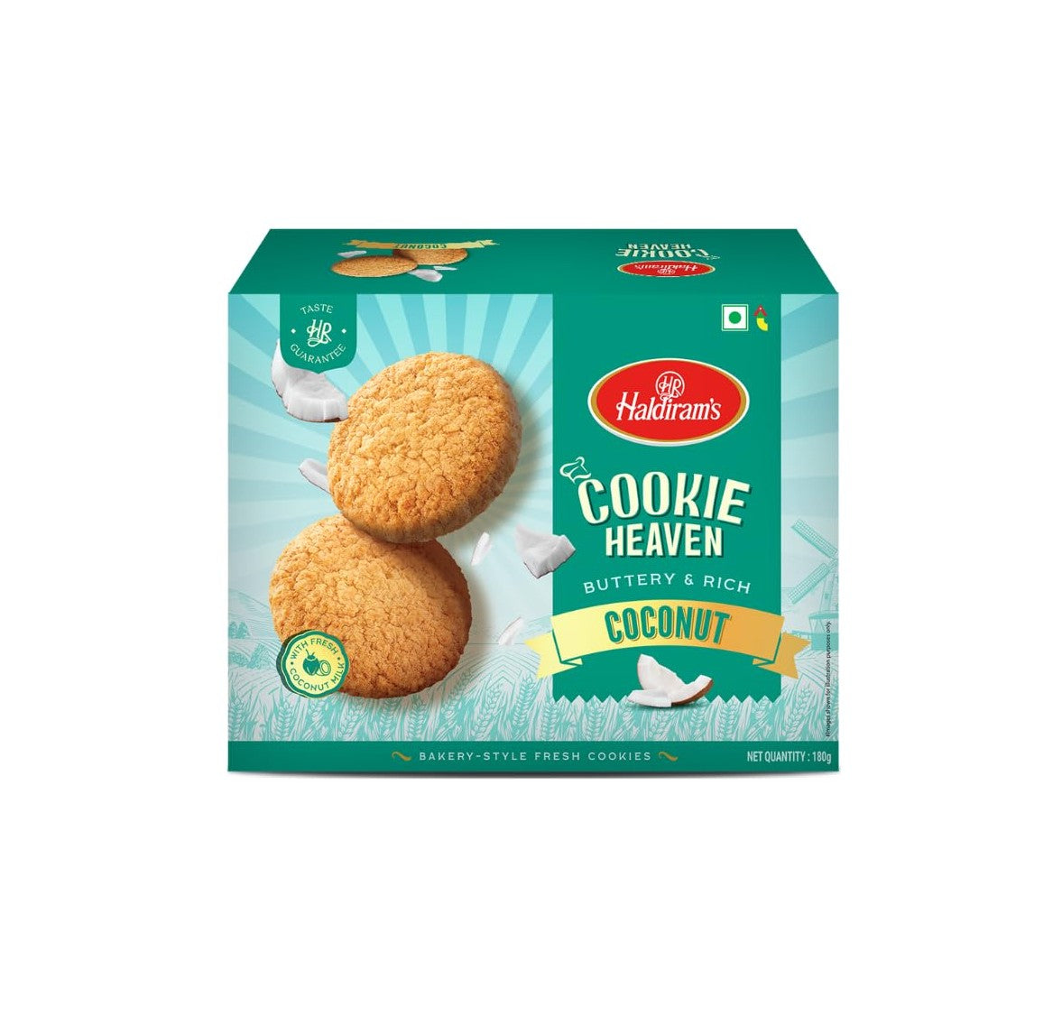 Haldirams Cookie Heaven Coconut Cookies - 200g